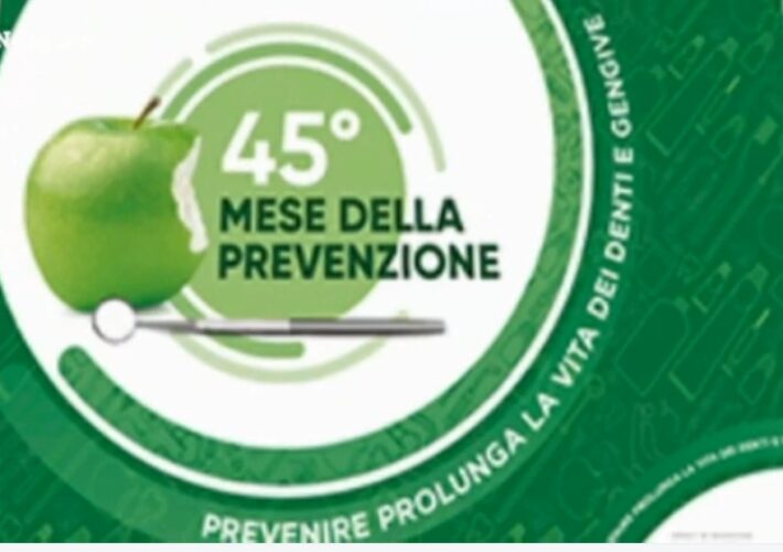 Rai News24 – 45° Mese della Prevenzione, coinvolti oltre 10.000 dentisti ANDI