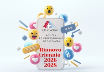 Da Oris Broker inviati gli avvisi di rinnovo della polizza RC Professionale Odontoiatria
