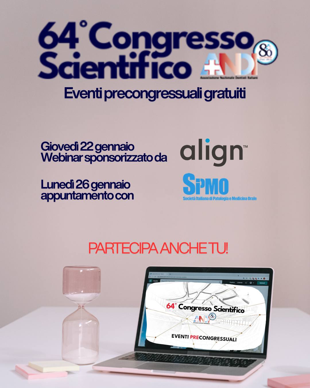 Partecipa ai webinar gratuiti del 64° Congresso scientifico ANDI